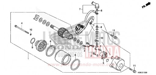 STARTER MOTOR MSX125G de 2016